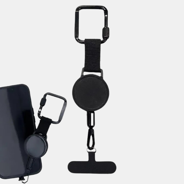 Support de Téléphone Rétractable – Clip Ceinture Sécurisé et Anti-Vol Phone Security Holder Electro Paris