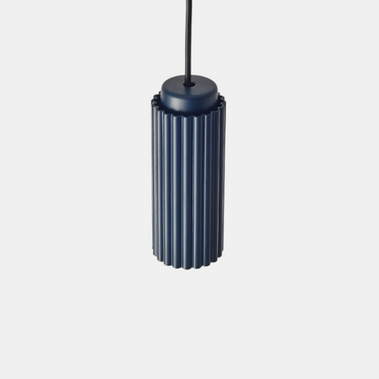 Suspension Cône Minimaliste avec Détail en Bois pour Éclairage de Cuisine Moderne Lampe suspendue Electro Paris Bleu Blanc froid