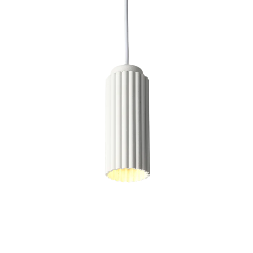 Suspension Cône Minimaliste avec Détail en Bois pour Éclairage de Cuisine Moderne Lampe suspendue Electro Paris Blanc Blanc froid