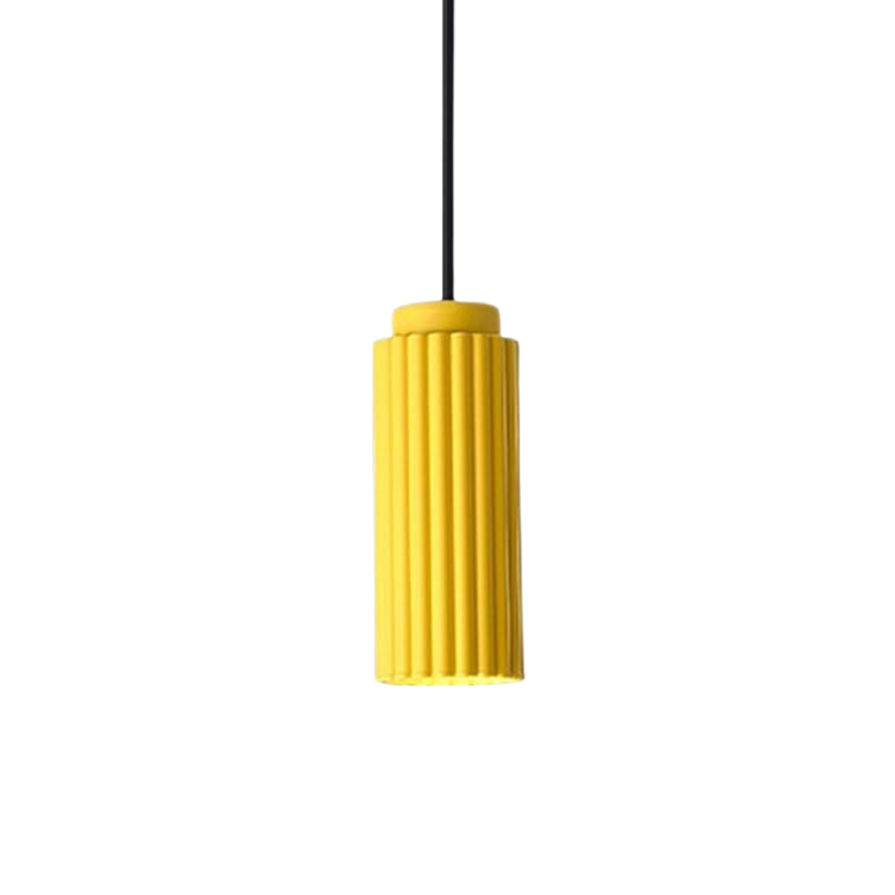 Suspension Cône Minimaliste avec Détail en Bois pour Éclairage de Cuisine Moderne Lampe suspendue Electro Paris Jaune Blanc froid