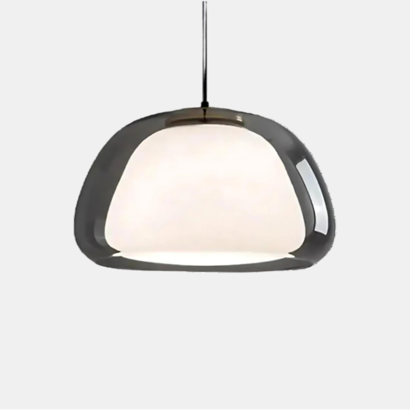 Suspension En Verre Élégante Dôme Luminaire Design Moderne Ajustable Lampe suspendue Electro Paris 25cm