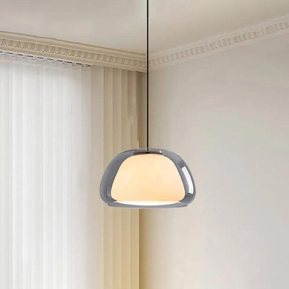 Suspension En Verre Élégante Dôme Luminaire Design Moderne Ajustable Lampe suspendue Electro Paris