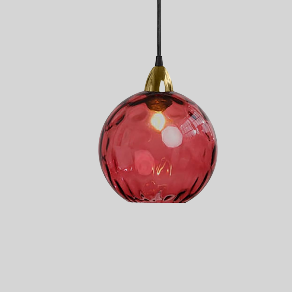Suspension Globe en Verre avec Fer Forgé pour Éclairage d'Accentuation Moderne Luminaires Electro Paris