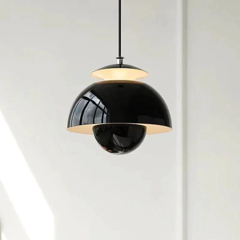Suspension LED Moderne pour Intérieurs Contemporains Lampe suspendue Electro Paris Noir Blanc Froid