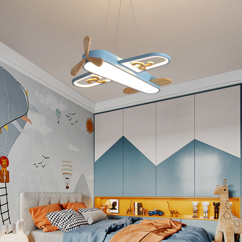 Suspension en Forme d’Avion pour Chambre d’Enfant avec LED & Télécommande Lampe suspendue Electro Paris