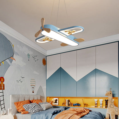 Suspension en Forme d’Avion pour Chambre d’Enfant avec LED & Télécommande Lampe suspendue Electro Paris