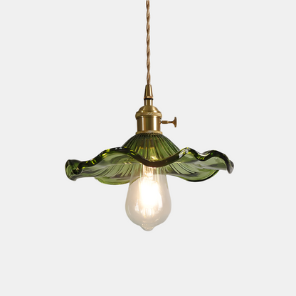 Suspension LED en Forme de Fleur pour Intérieurs Élégants Ceiling Lamp Electro Paris Vert