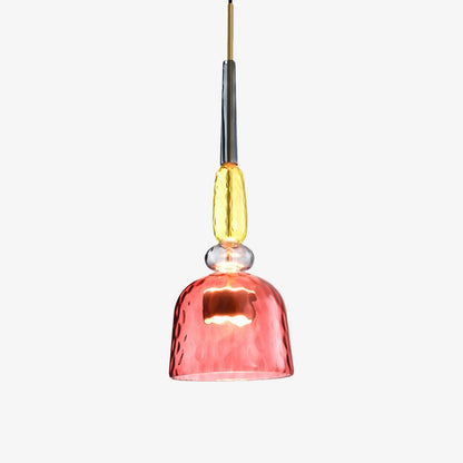 Suspension LED en Verre Coloré – Luminaire Contemporain pour Salon et Cuisine Lampes et luminaires Electro Paris B