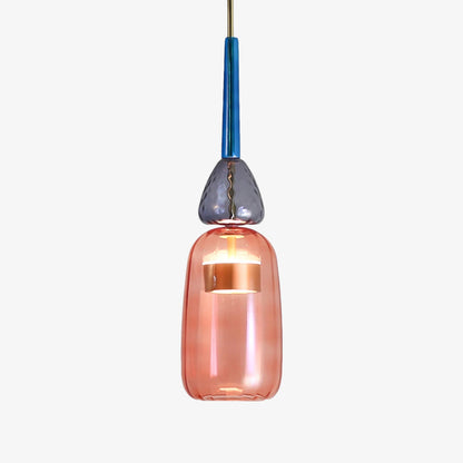 Suspension LED en Verre Coloré – Luminaire Contemporain pour Salon et Cuisine Lampes et luminaires Electro Paris C