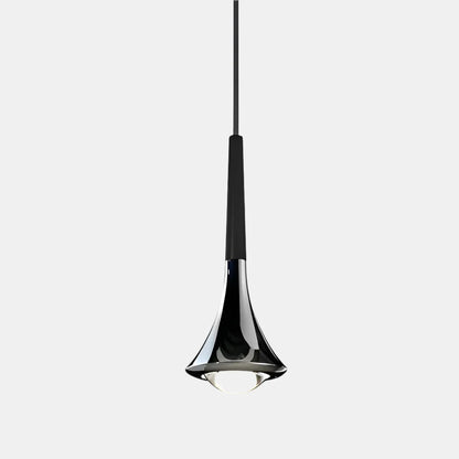 Suspension LED goutte d'eau nordique pour intérieurs modernes Ceiling Lamp Electro Paris Noir