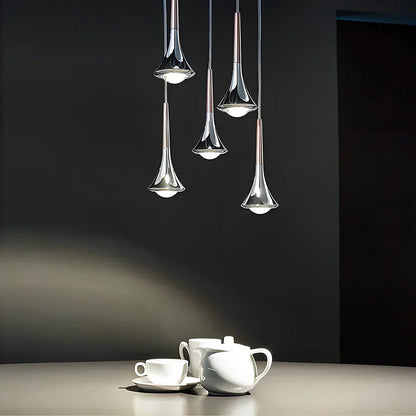 Suspension LED goutte d'eau nordique pour intérieurs modernes Ceiling Lamp Electro Paris