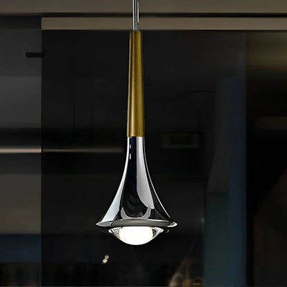 Suspension LED goutte d'eau nordique pour intérieurs modernes Ceiling Lamp Electro Paris Or