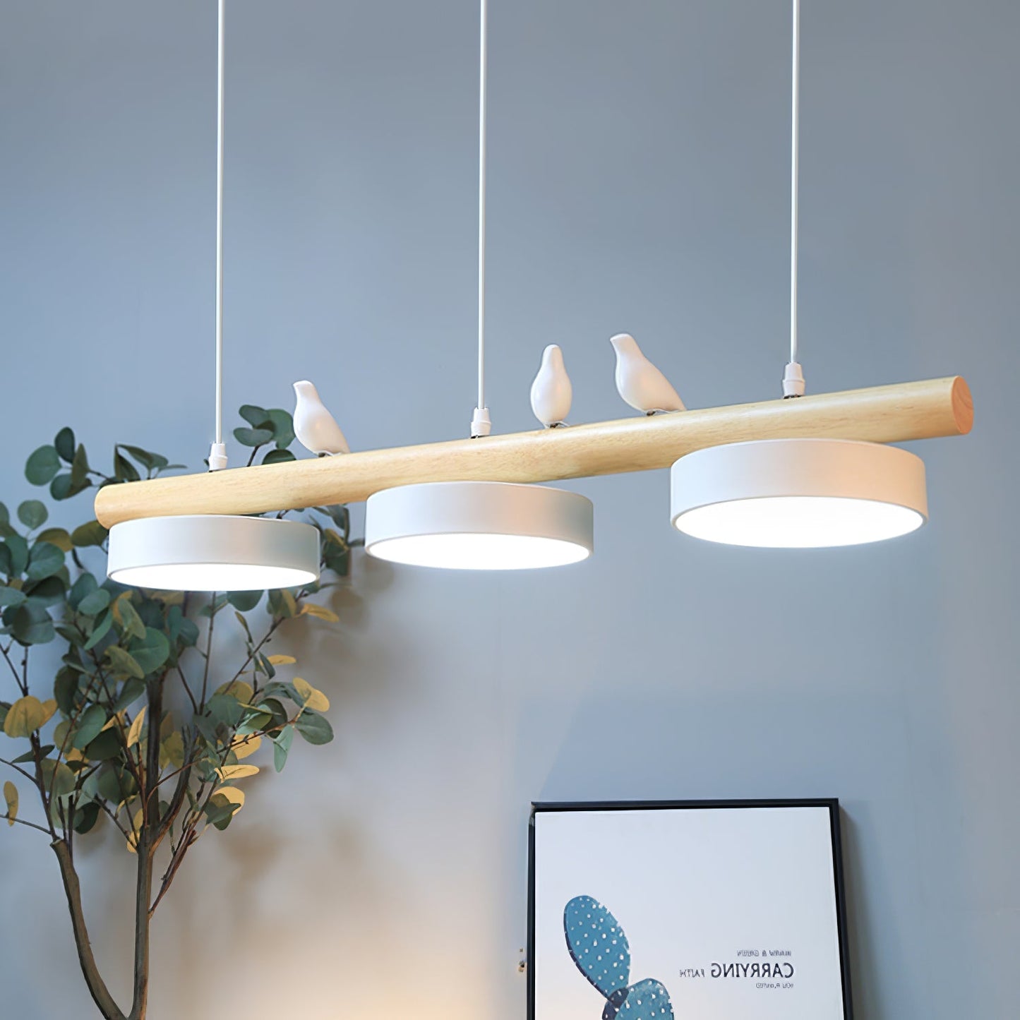 Suspension LED réglable en forme d'oiseau pour une atmosphère paisible Ceiling Lamp Electro Paris