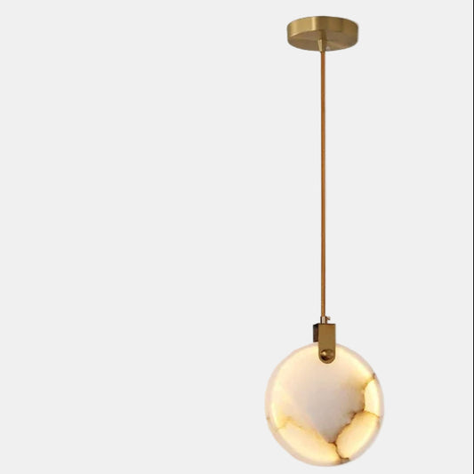 Suspension en Marbre Naturel – Élégance Intemporelle & Luxe Organique Suspension luminaire Electro Paris 20cm