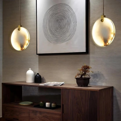 Suspension en Marbre Naturel – Élégance Intemporelle & Luxe Organique Suspension luminaire Electro Paris