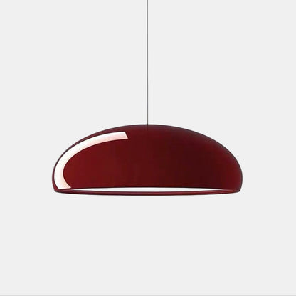 Suspension Lumineuse Design Italienne Moderne Ajustable Pour Intérieur Suspension lumineuse Electro Paris Rouge Diamètre 35cm Lumière chaude (2500K-3500K)
