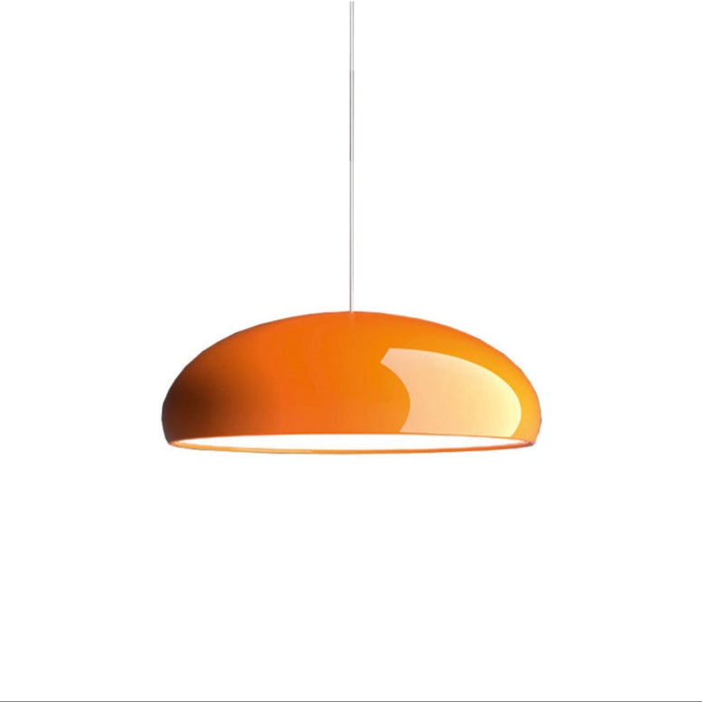 Suspension Lumineuse Design Italienne Moderne Ajustable Pour Intérieur Suspension lumineuse Electro Paris Orange Diamètre 35cm Lumière chaude (2500K-3500K)