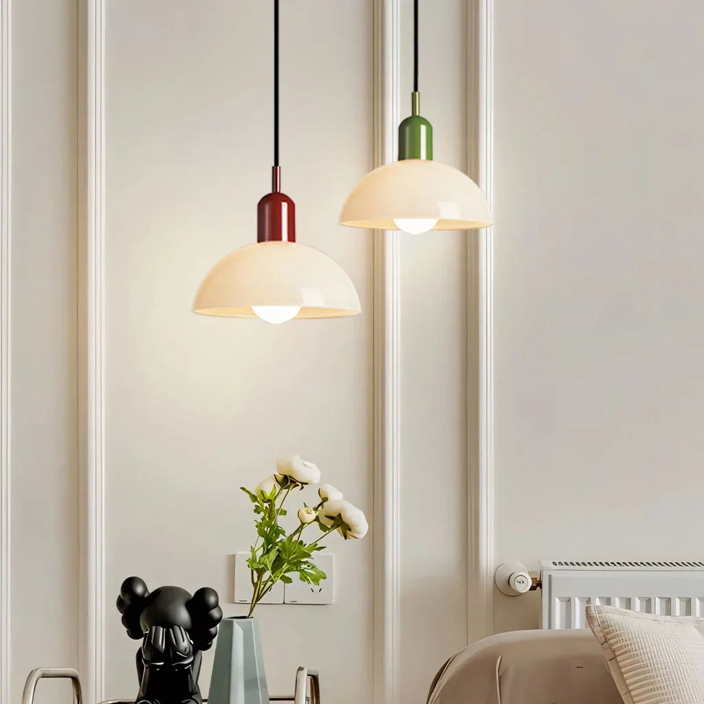 Suspension Lumineuse Moderne en Bol Multicolore – Éclairage Plafonnier Artistique Intérieur Pendants Electro Paris