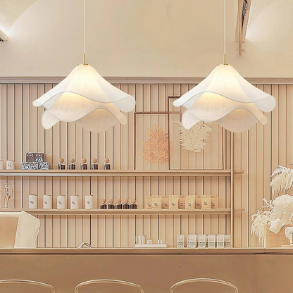 Suspension Cylindrique Moderne en Tissu pour une Atmosphère Calme et Sereine Éclairage Electro Paris