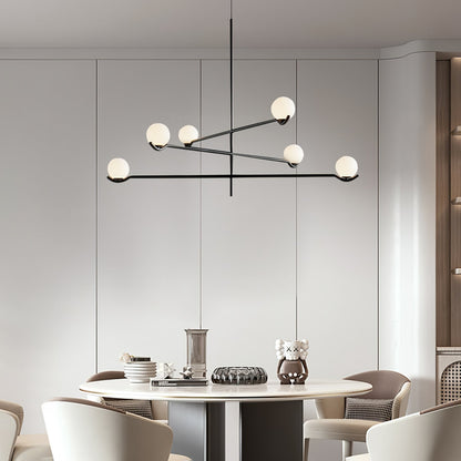 Suspension Moderne Minimaliste en Verre au Design Élégant Suspendu Ceiling Lamp Electro Paris