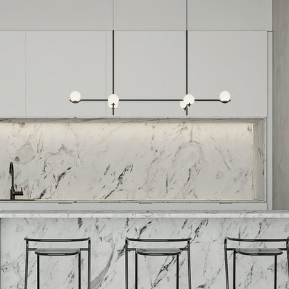 Suspension Moderne Minimaliste en Verre au Design Élégant Suspendu Ceiling Lamp Electro Paris