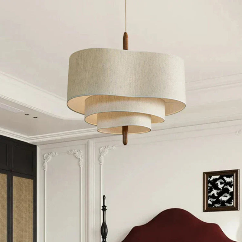 Suspension Moderne en Tissu pour Éclairage Doux Intérieur Ceiling Lamp Electro Paris