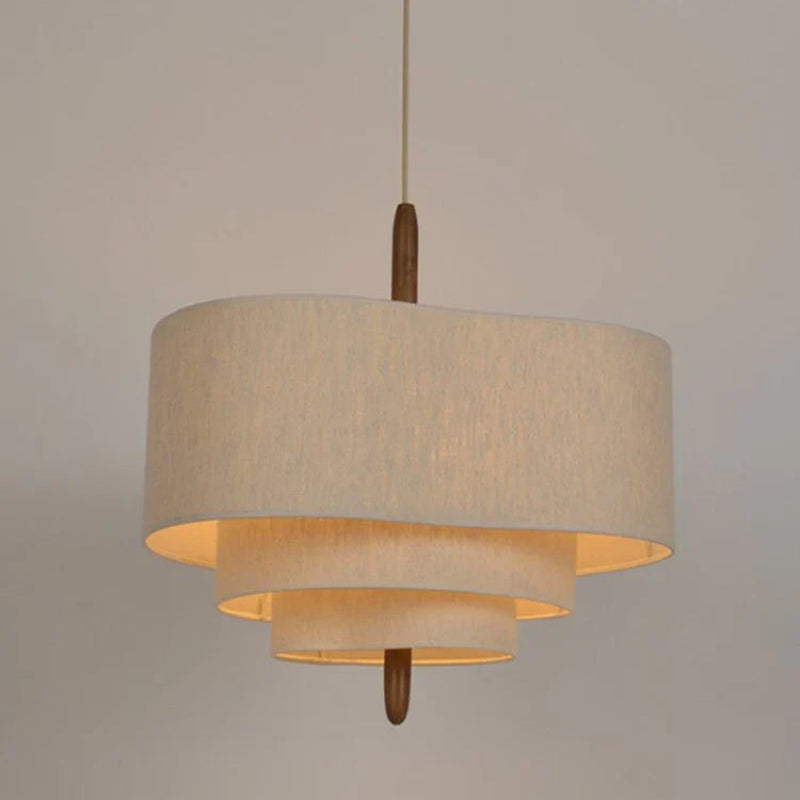 Suspension Moderne en Tissu pour Éclairage Doux Intérieur Ceiling Lamp Electro Paris