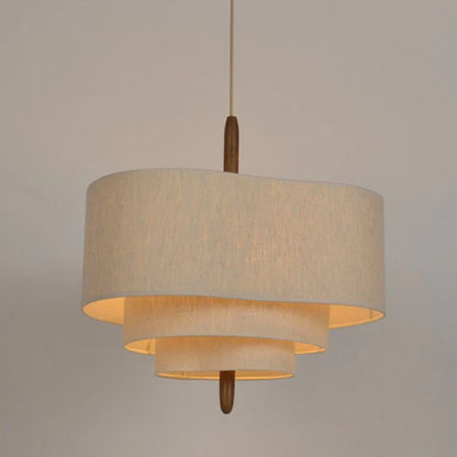 Suspension Moderne en Tissu pour Éclairage Doux Intérieur Ceiling Lamp Electro Paris