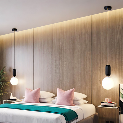 Suspension Moderne à Globes de Verre pour Éclairage de Salle à Manger et Salon Éclairage Electro Paris