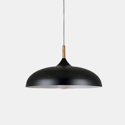 Suspension Plafonnier Style Nordique Minimaliste à Câble Réglable Luminaire de plafond Electro Paris Noir Blanc chaud dia35cm X h23cm