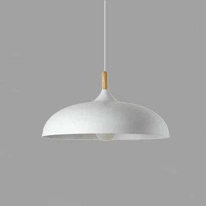 Suspension Plafonnier Style Nordique Minimaliste à Câble Réglable Luminaire de plafond Electro Paris Blanc Blanc chaud dia35cm X h23cm
