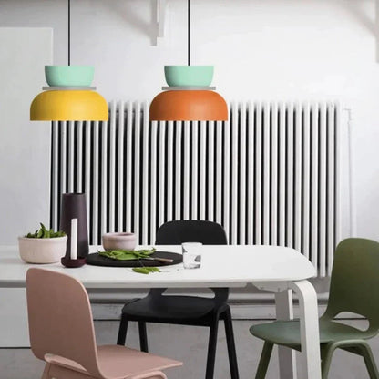Suspension Minimaliste Moderne avec Accent en Bois pour Éclairage de Cuisine et Salle à Manger Éclairage Electro Paris