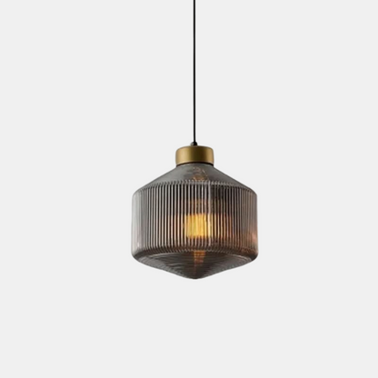Suspension Scandinave en Verre Réglable pour Éclairage d'Accentuation Moderne Éclairage Electro Paris Gris fumé