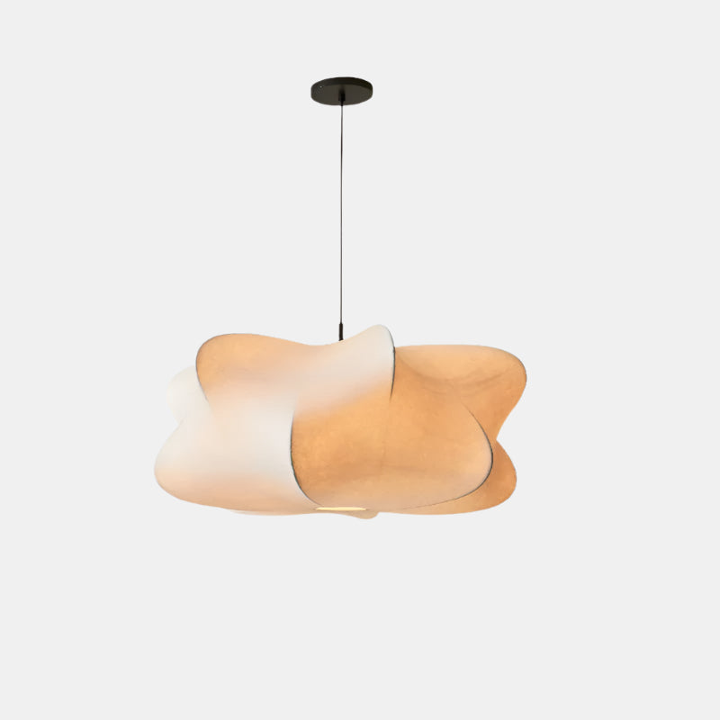 Suspension Tissu Minimaliste pour Intérieurs Modernes Ceiling Lamp Electro Paris ø 40 cm x H20 cm Lumière blanche