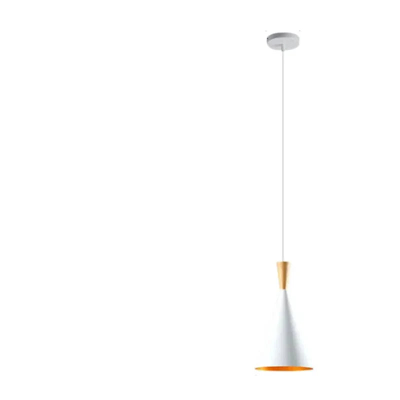 Suspension artistique moderne en aluminium Ceiling Lamp Electro Paris Blanc B Lumière blanche