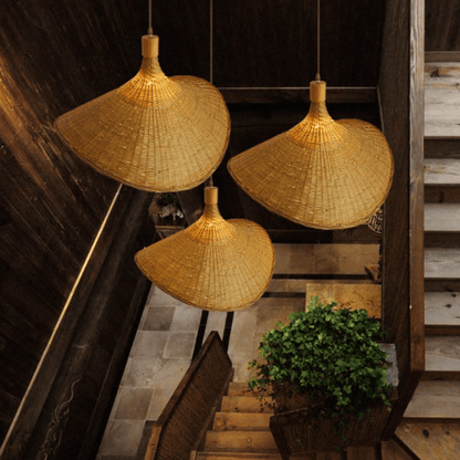 Suspension en Osier Rustique – Élégance Naturelle pour un Intérieur Moderne Lampe suspendue Electro Paris