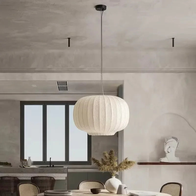 Suspension en Soie Scandinave pour Lustre Salle à Manger Élégant 10-15 m² Lampe suspendue Electro Paris