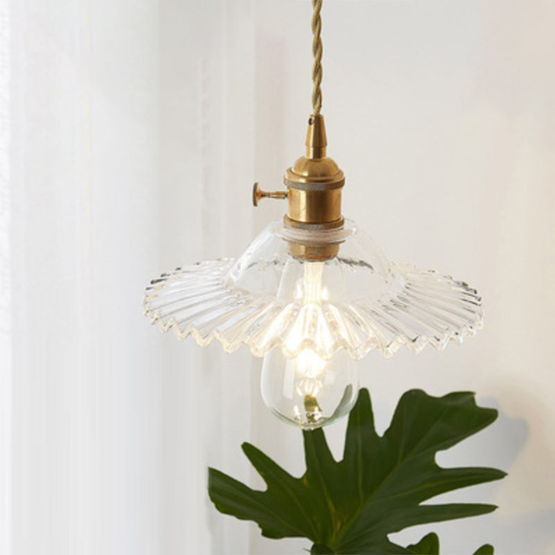 Suspension Élégante en Verre au Design Moderne Lampe suspendue Electro Paris Clair F
