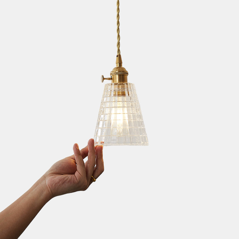 Suspension Élégante en Verre au Design Moderne Lampe suspendue Electro Paris Clair A