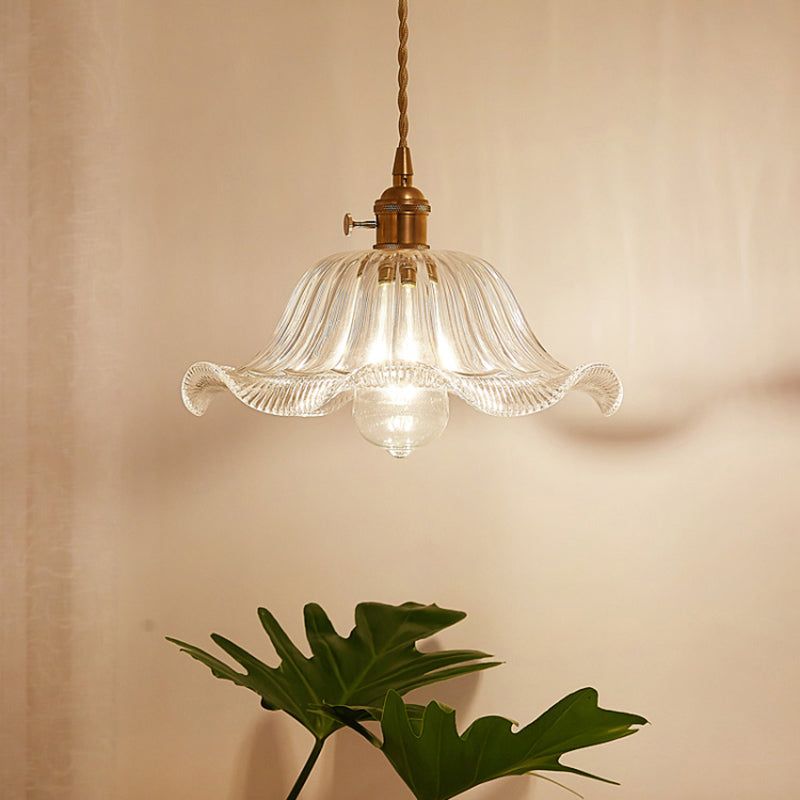 Suspension Élégante en Verre au Design Moderne Lampe suspendue Electro Paris Clair H