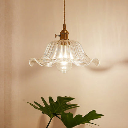 Suspension Élégante en Verre au Design Moderne Lampe suspendue Electro Paris Clair H
