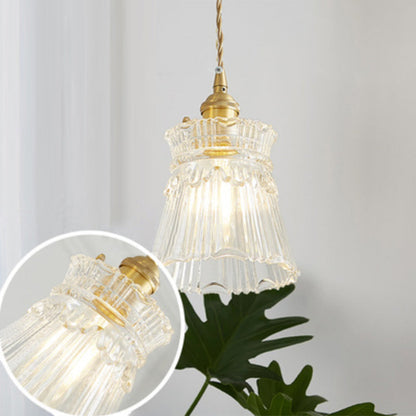 Suspension Élégante en Verre au Design Moderne Lampe suspendue Electro Paris Clair L