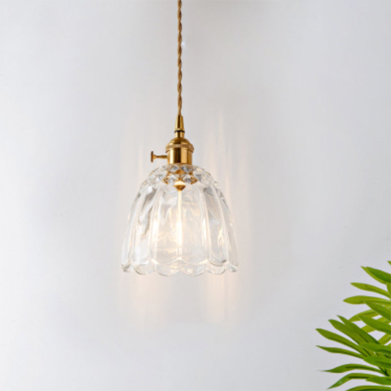 Suspension Élégante en Verre au Design Moderne Lampe suspendue Electro Paris Clair I