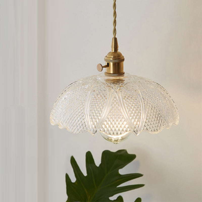 Suspension Élégante en Verre au Design Moderne Lampe suspendue Electro Paris Clair J