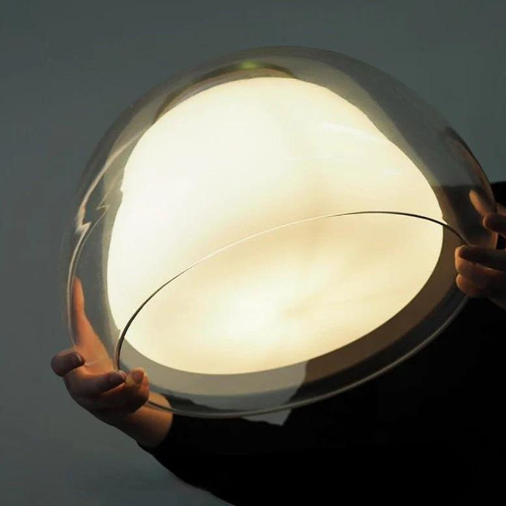 Suspension en Verre Élégante avec Câble Ajustable pour Décoration Moderne Lampe suspendue Electro Paris