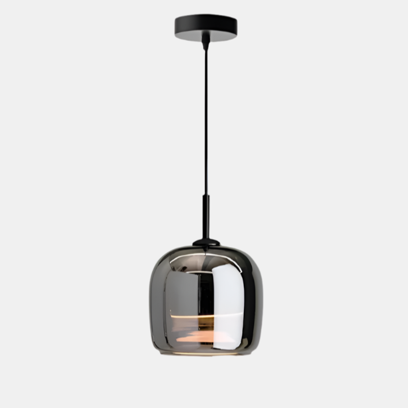 Suspension en Verre Noir Moderne pour Intérieurs Élégants Ceiling Lamp Electro Paris 1 Lumière