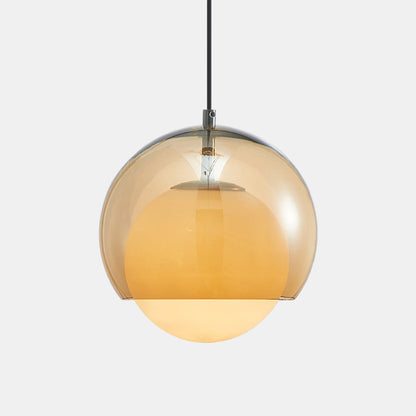 Suspension moderne en verre orange – Éclairage Plafonnierpour Salon et Cuisine Luminaires suspendus Electro Paris Default