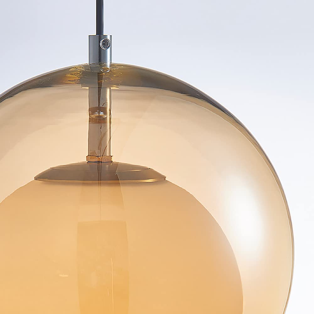 Suspension moderne en verre orange – Éclairage Plafonnierpour Salon et Cuisine Luminaires suspendus Electro Paris
