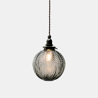 Suspension en verre d'inspiration vintage pour un éclairage d'ambiance Ceiling Lamp Electro Paris Gris fumé