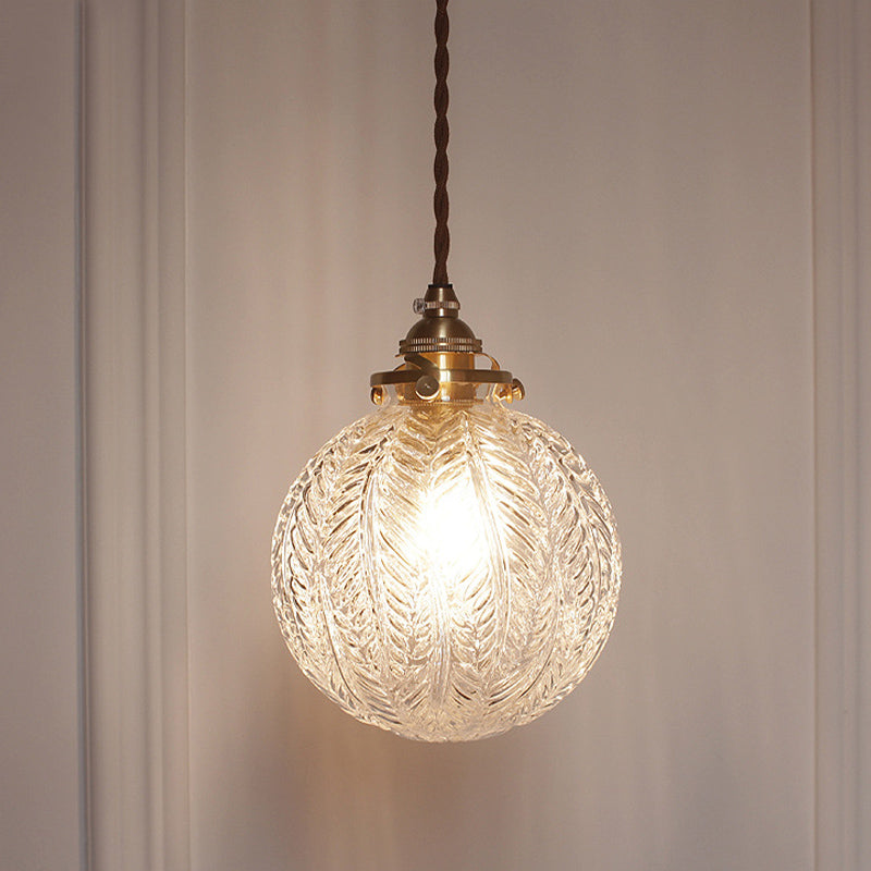 Suspension en verre d'inspiration vintage pour un éclairage d'ambiance Ceiling Lamp Electro Paris Transparent